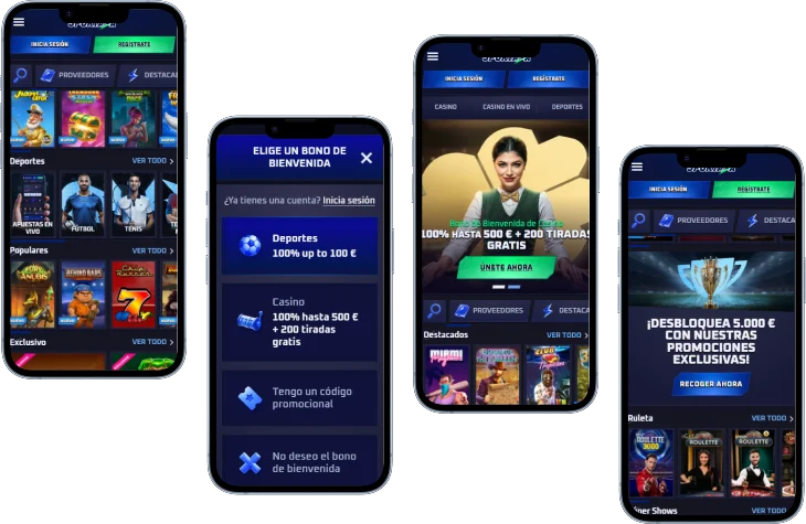Sportaza Casino aplicación móvil con juegos, bonos y apuestas deportivas