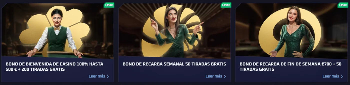 Sportaza Casino bonos de bienvenida y recarga con tiradas gratis